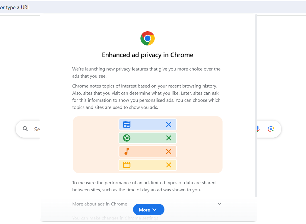 Enhanced Ad Privacy In Chrome